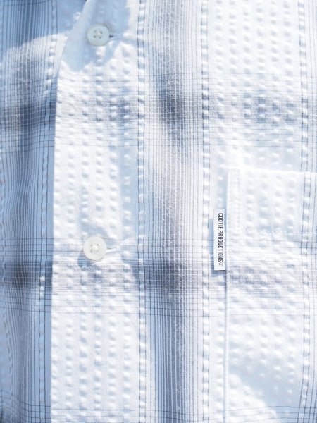 COOTIE PRODUCTIONS / T/C Sucker Ombre Check L/S Shirt 通販 正規代理店