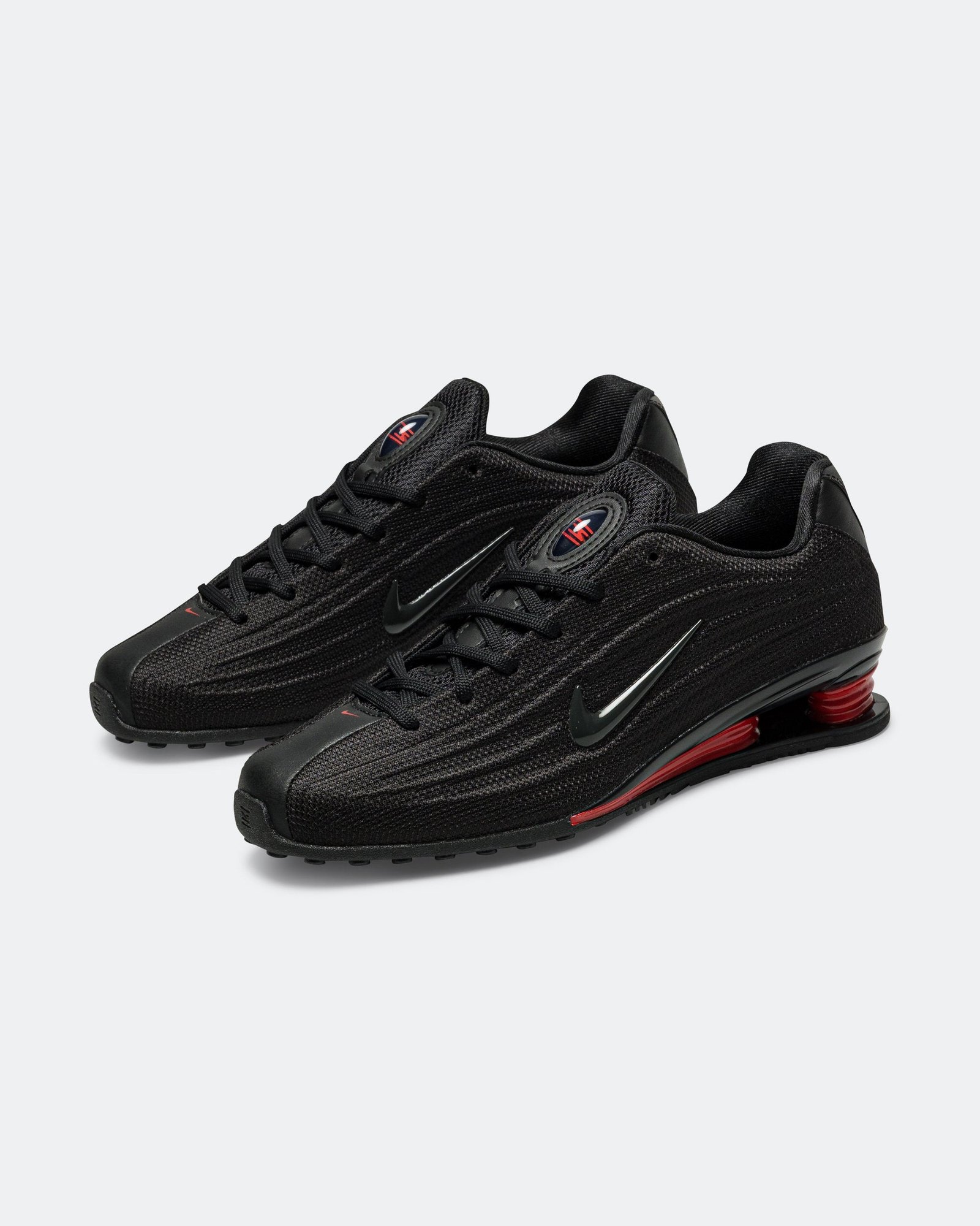 Nike - Womens Shox Z - Black/Black-University Red | UP THERE