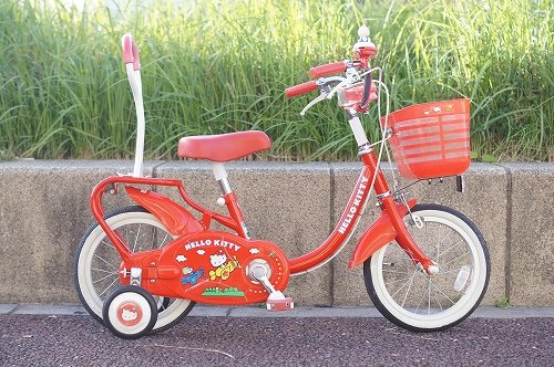 キティちゃん中古子供車！女の子用14インチ☆ - 京都の中古自転車