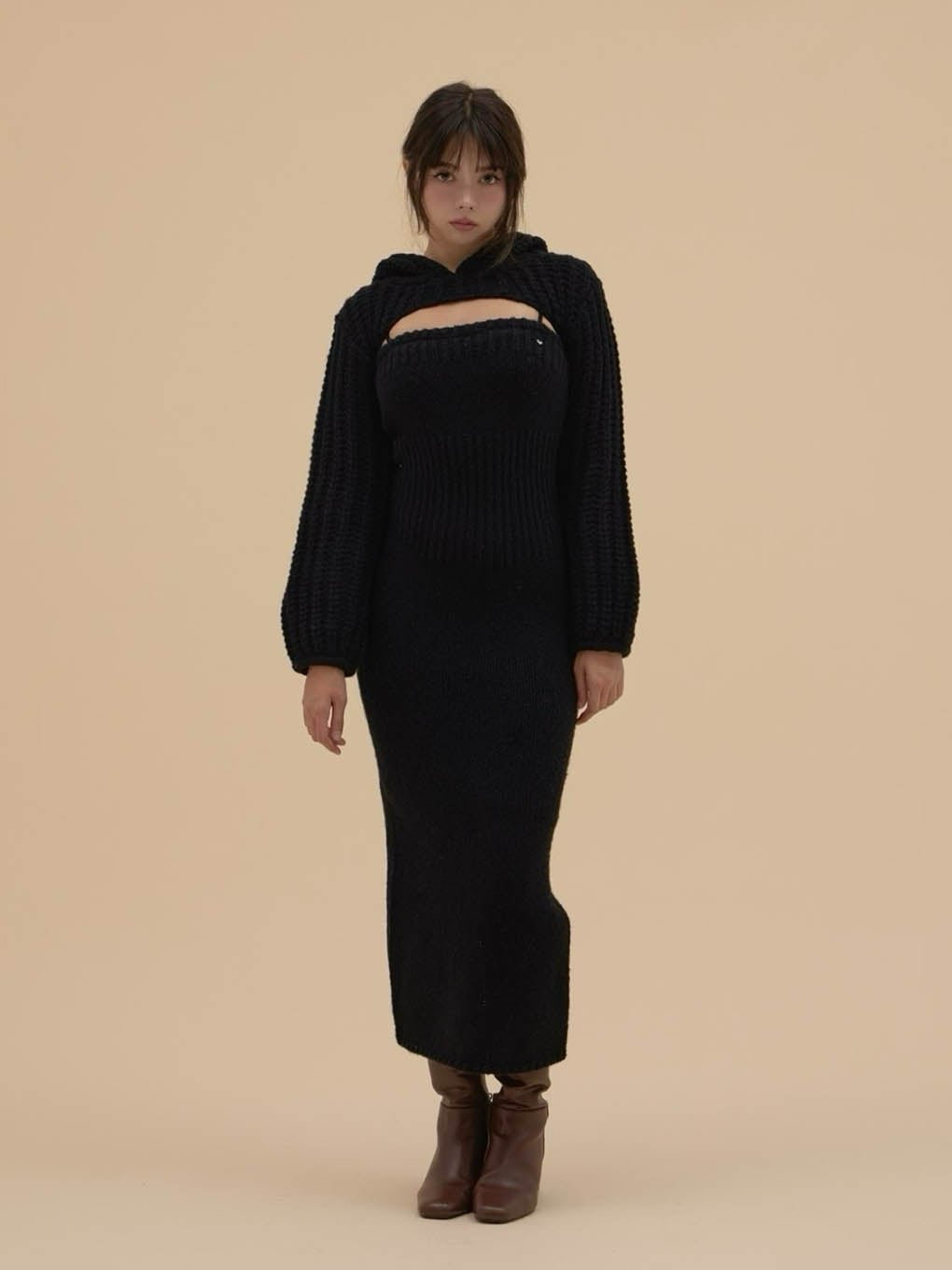 ANDMARY】Leo hoodie set dress