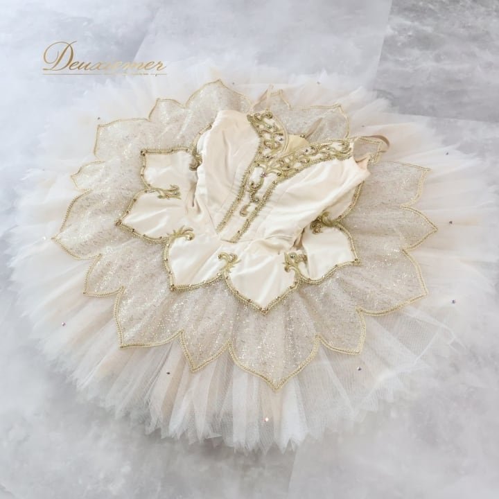 バレエ 衣装 チャコット Chacott チュチュ アイボリー コンクール