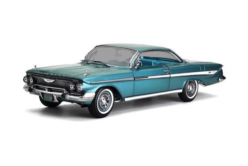 1961 Chevy Impala Sport Coupe, Turquoise - Sun Star SS2109 - 1/18