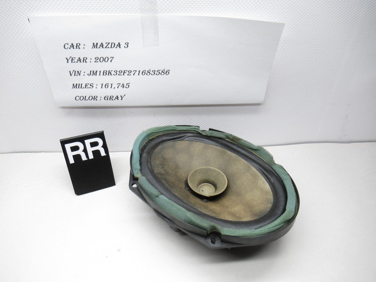 04-09 Mazda 3 OEM Front Door Speakers Stock Factory X2 Part # Bn8p