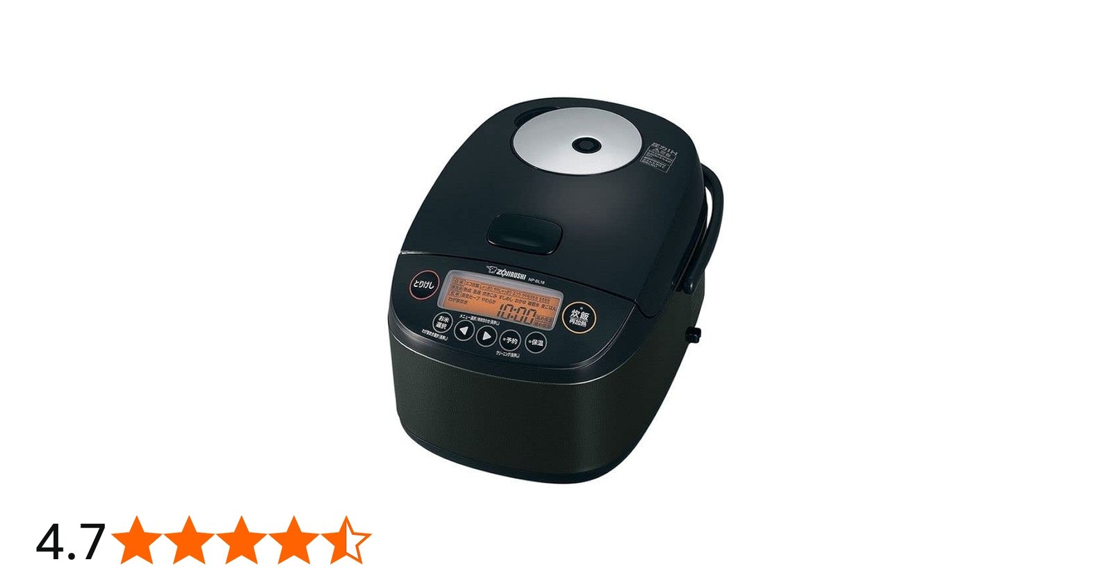 Amazon | 象印マホービン 炊飯器 1升 ブラック NP-BL18-BA | 象印