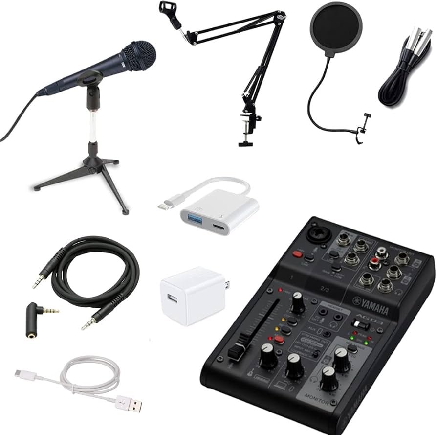 Amazon.co.jp: YAMAHA AG03MK2 ブラック iPhone14以前 Lightning接続