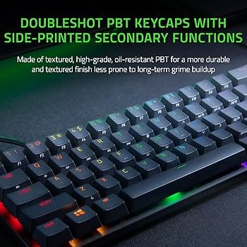 Amazon.com: Razer Huntsman Mini 60% Gaming Keyboard: Clicky