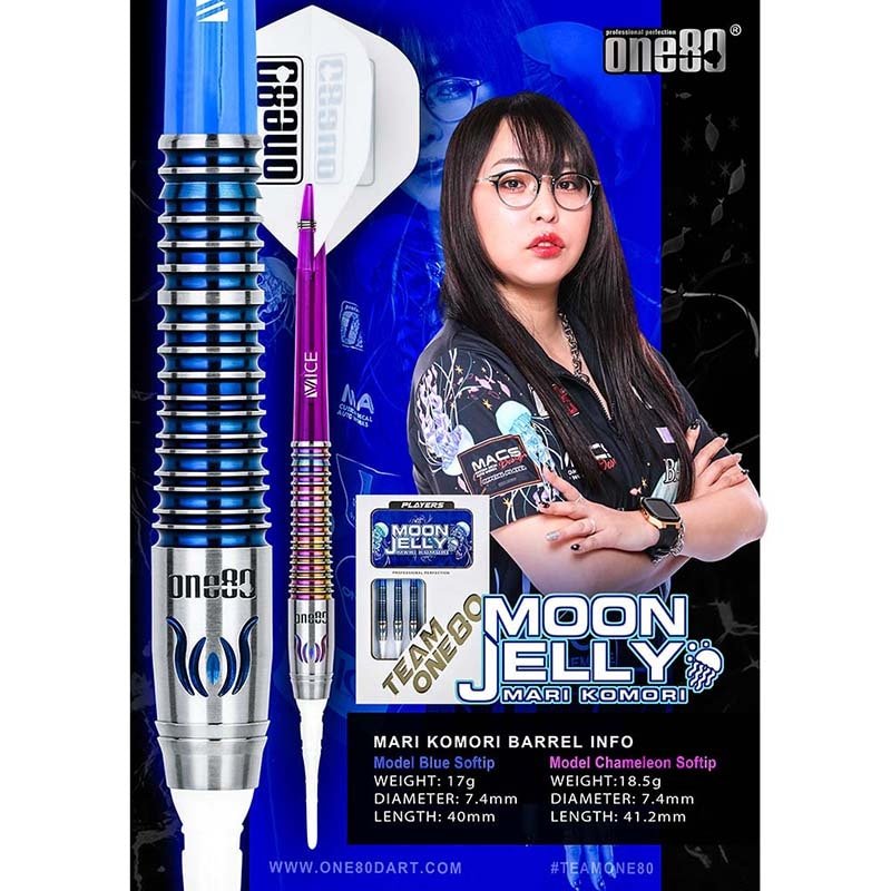 新品One80ワンエイティ小森麻理MOONJELLYムーンジェリー定価13200 One80(ワンエイティ) MOON JELLY(ムーンジェリー) 2BA 18.5g 小森麻理