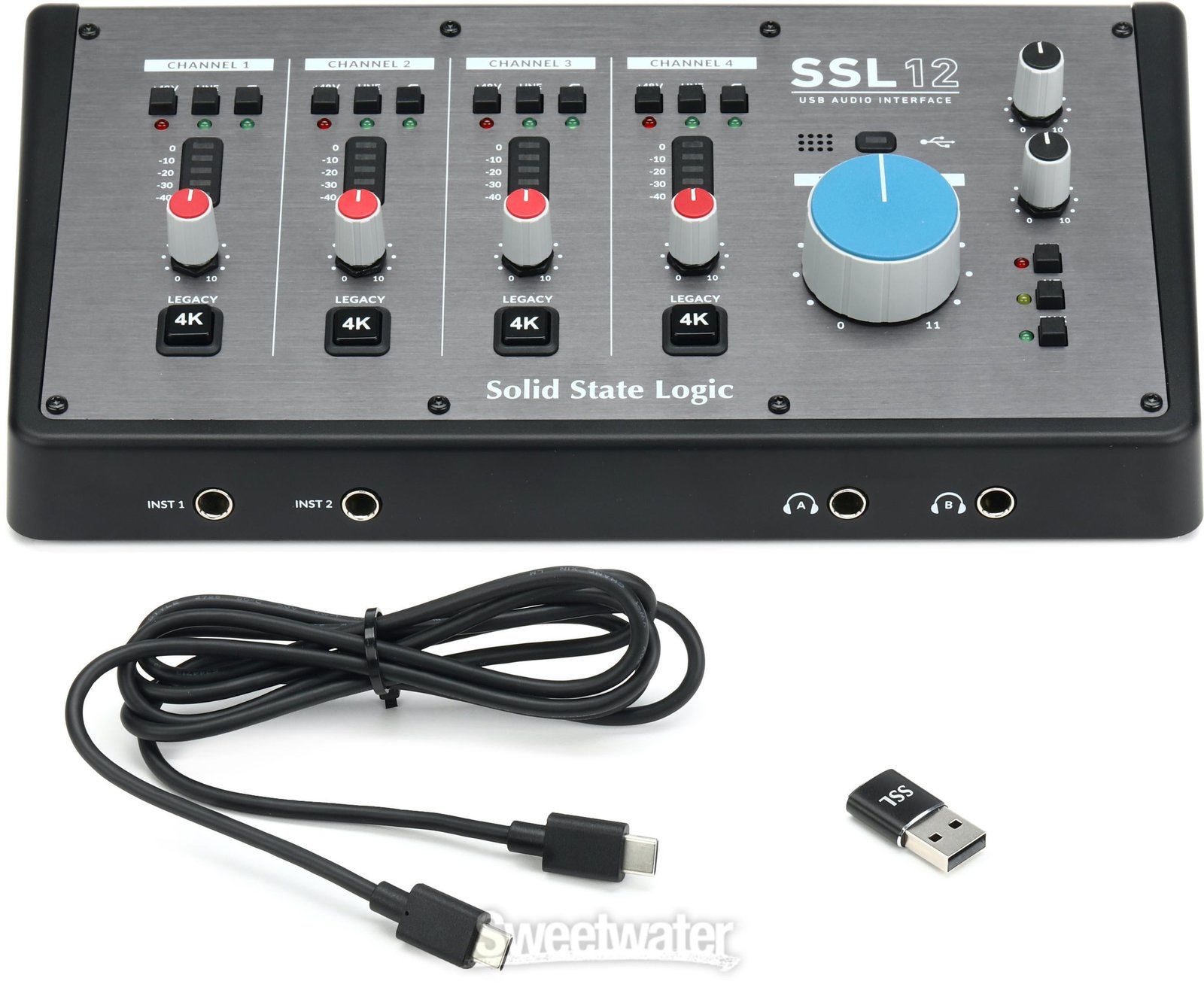 Solid State Logic SSL 12 USB Audio Interface | Sweetwater