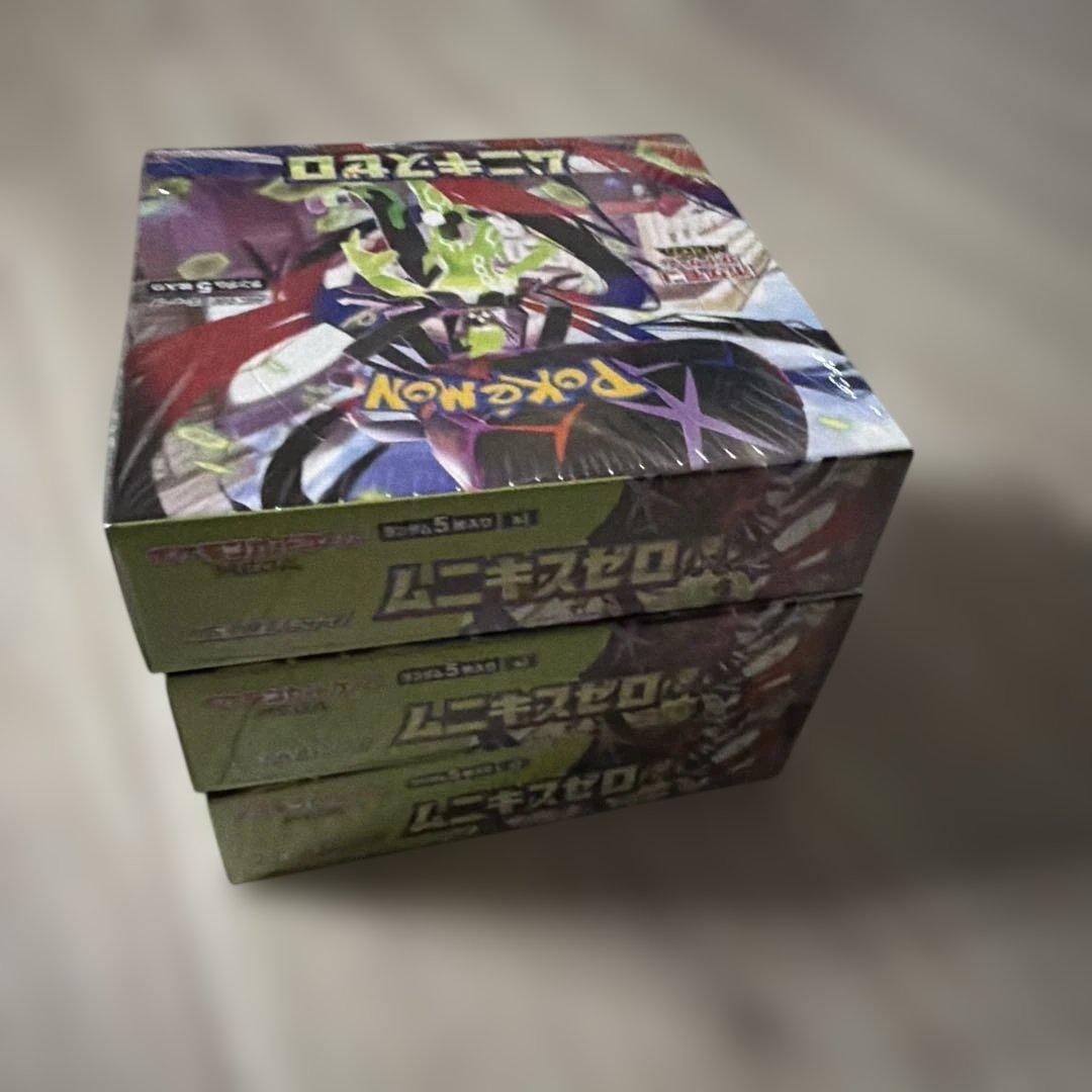 ポケモンカードゲーム ムニキスゼロ シュリンク付き3BOX - メルカリ