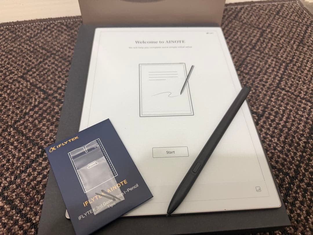 【美品】iFLYTEK AINOTE 2 別売り替え芯付き 美品】iFLYTEK AINOTE 2 純正カバー・替芯7本付 - メルカリ