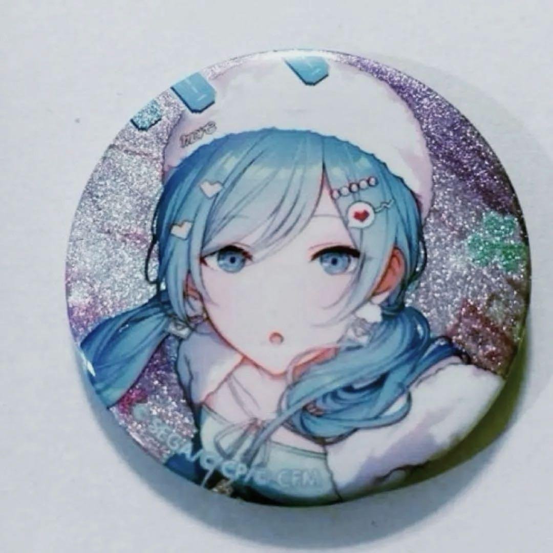 未使用】日野森雫 46B グリッター缶バッジ プロセカ キラー グリ缶