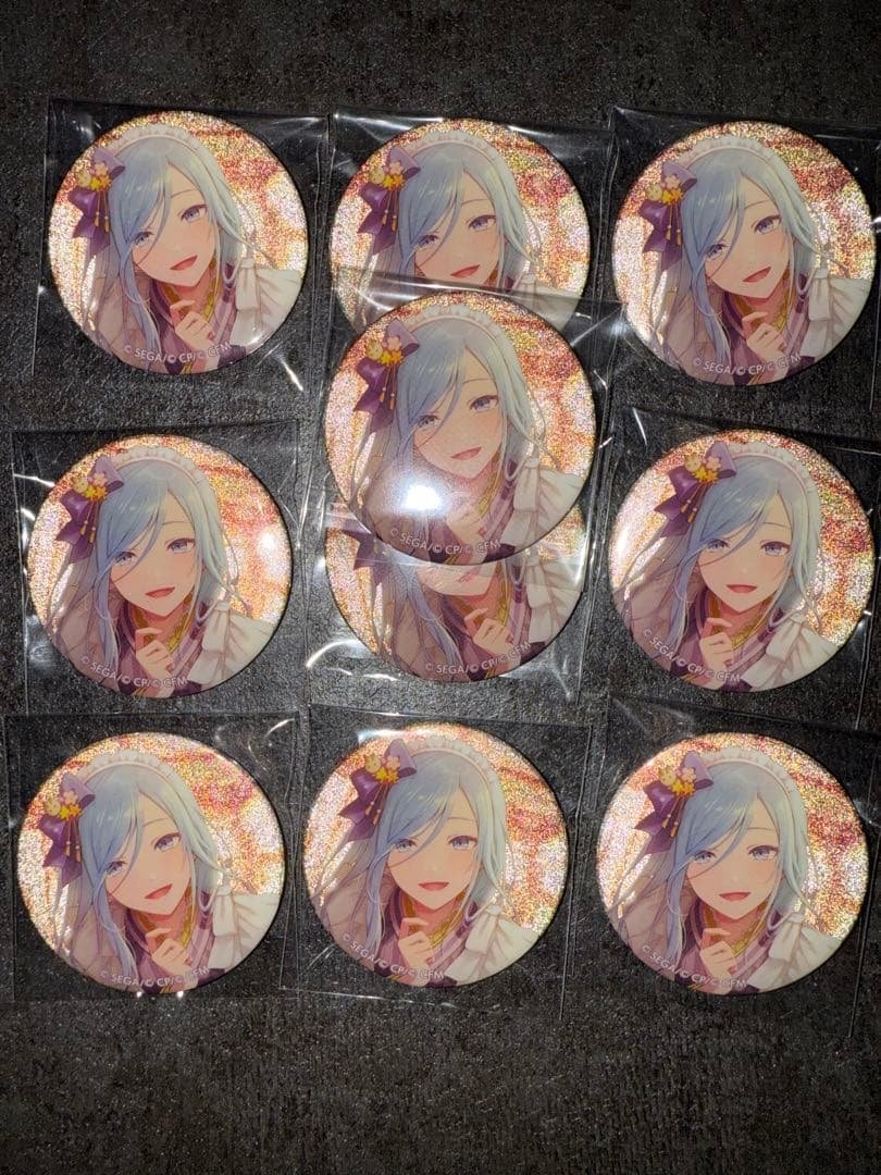 プロセカ グリッター缶バッジ グリ缶 48C 日野森雫 志歩 各10点 グリッター缶バッジ イベントイラストコレクション vol.48 B BOX 特典
