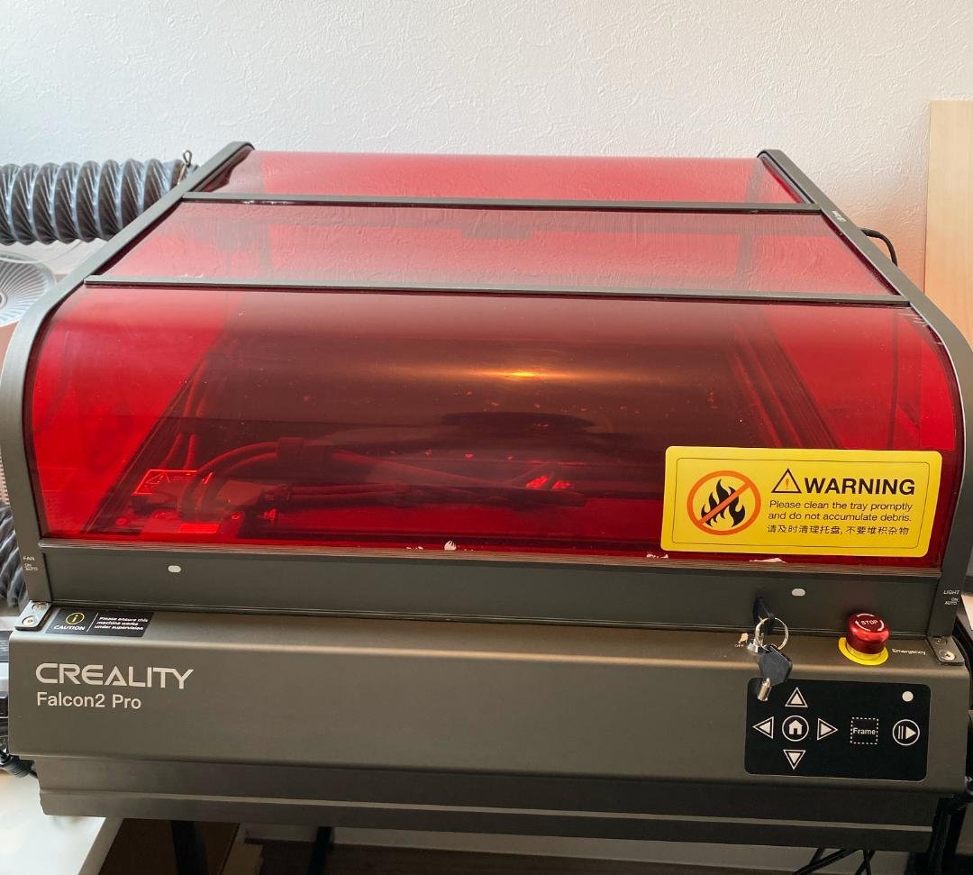 Creality Falcon2 Pro 22W レーザー彫刻・切断機 Creality CR-Laser Falcon2 22W レーザー彫刻機 25000mm/分 彫刻速度の向上