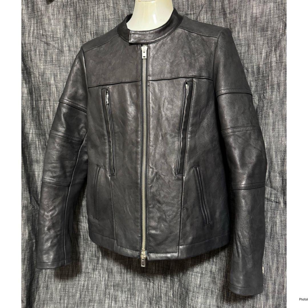 Wizzard ウィザード　肉厚 羊革　シープスキン　シングルライダース　3 黒 Wizzard（ウィザード） 革ジャン ライダース ウィザード / OS RIDERS