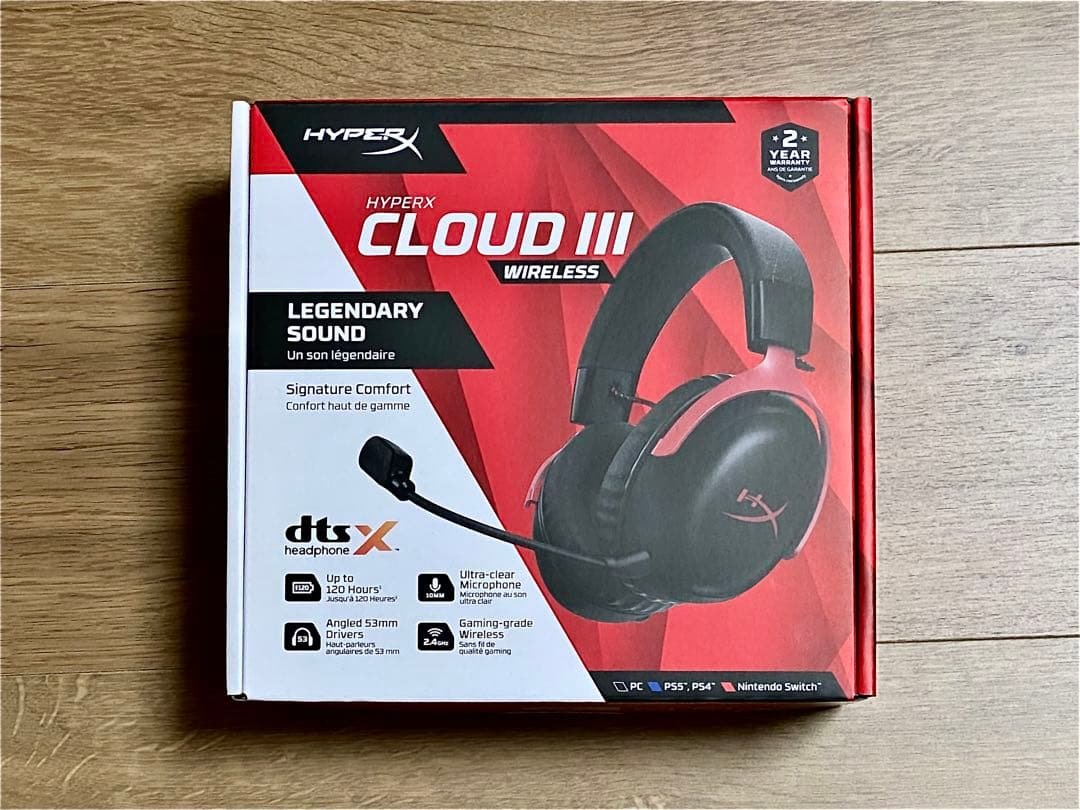 新品 HyperX Cloud III Wireless ゲーミングヘッドセット 楽天市場】［メーカー公式店］HyperX Cloud III ワイヤレス ゲーミング