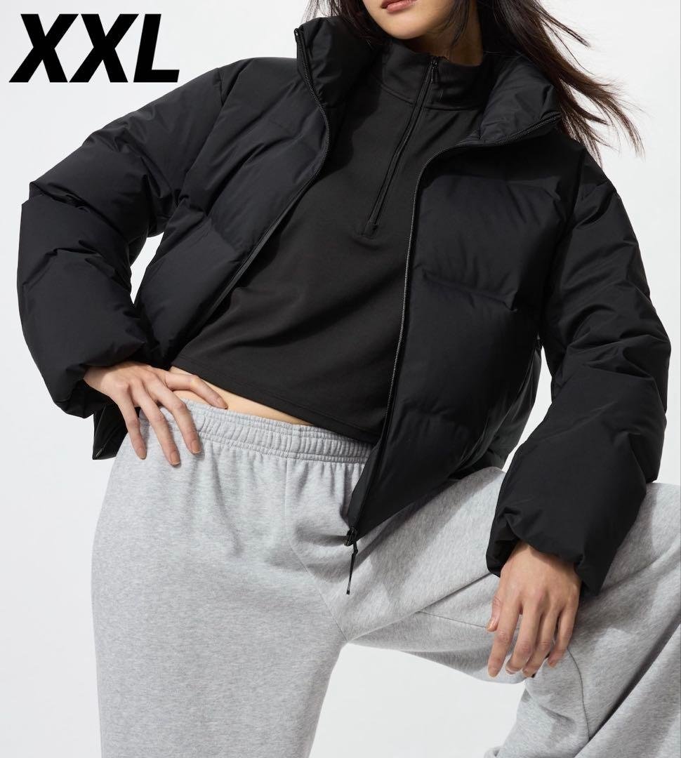 新品未使用　UNIQLO シームレスダウンショートジャケット　XXL ユニクロ公式 | シームレスダウンショートジャケット