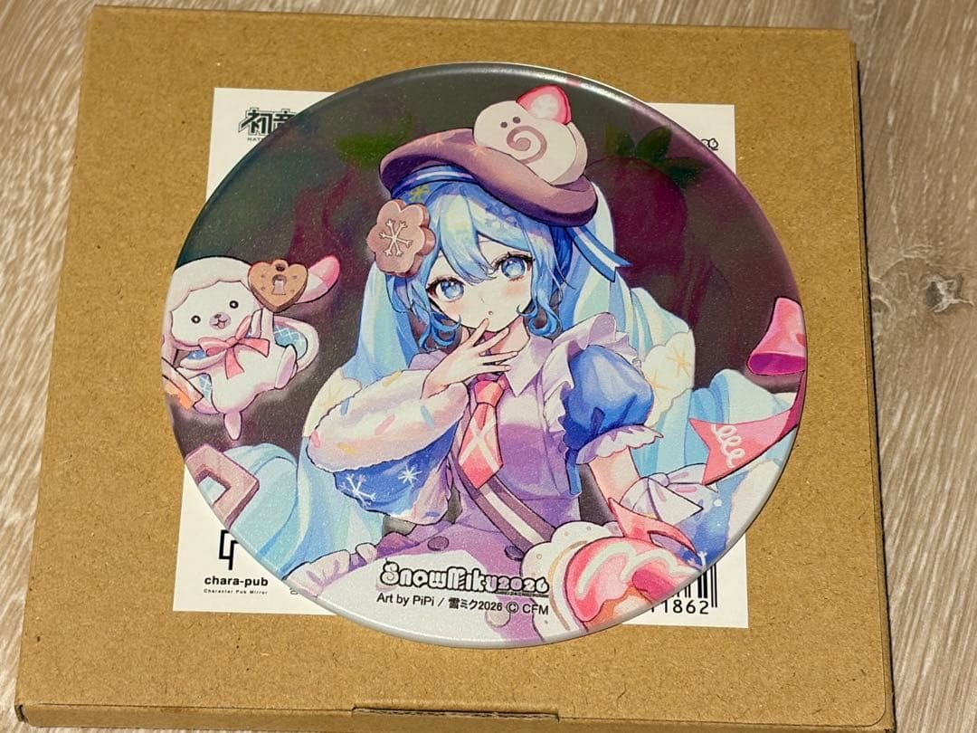 初音ミク 雪ミク2026 雪ミクPiPi コースター パブミラー グッズ]SNOW MIKU 2026 コースターパブミラー｜SNOW MIKU 2026
