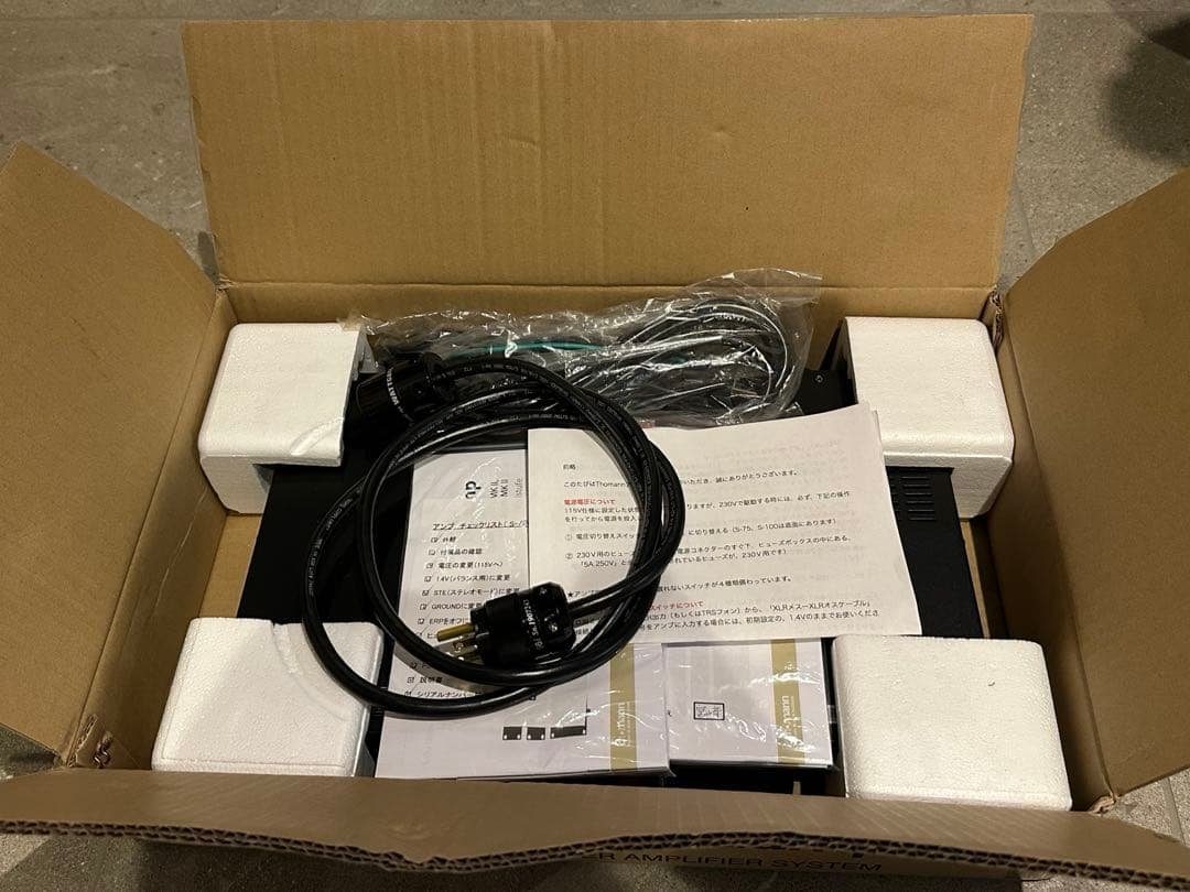 【美品】ドイツ製パワーアンプ　thomann S-100mk2 新品未使用