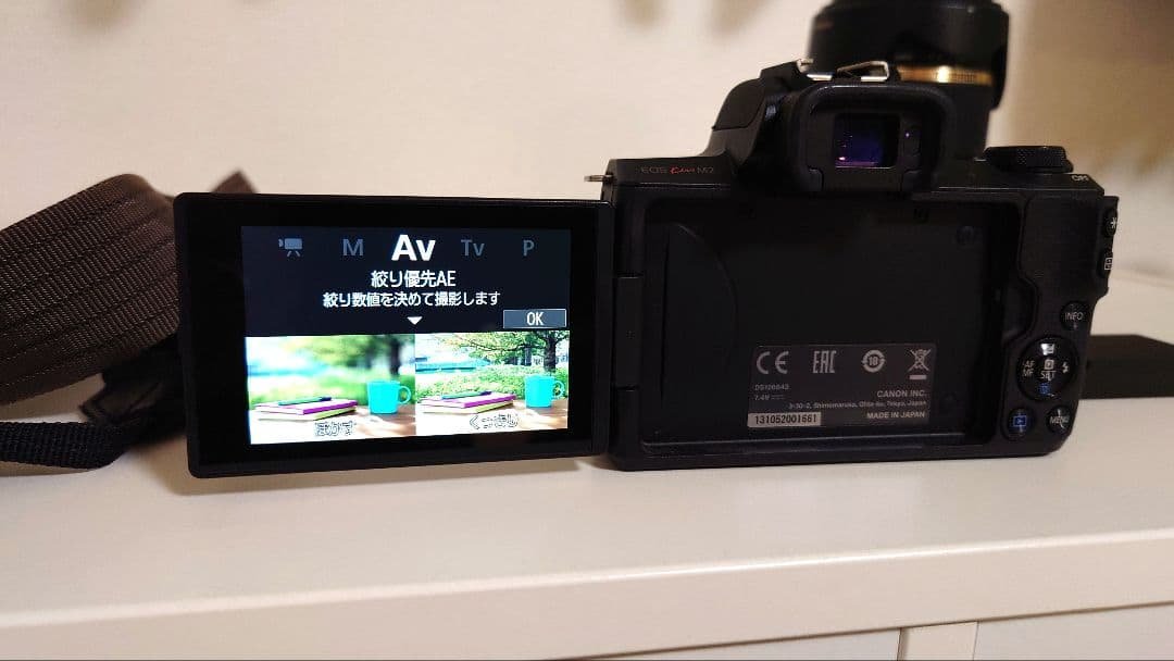 Canon EOS KissМ2 ミラーレスカメラ バッテリー３個