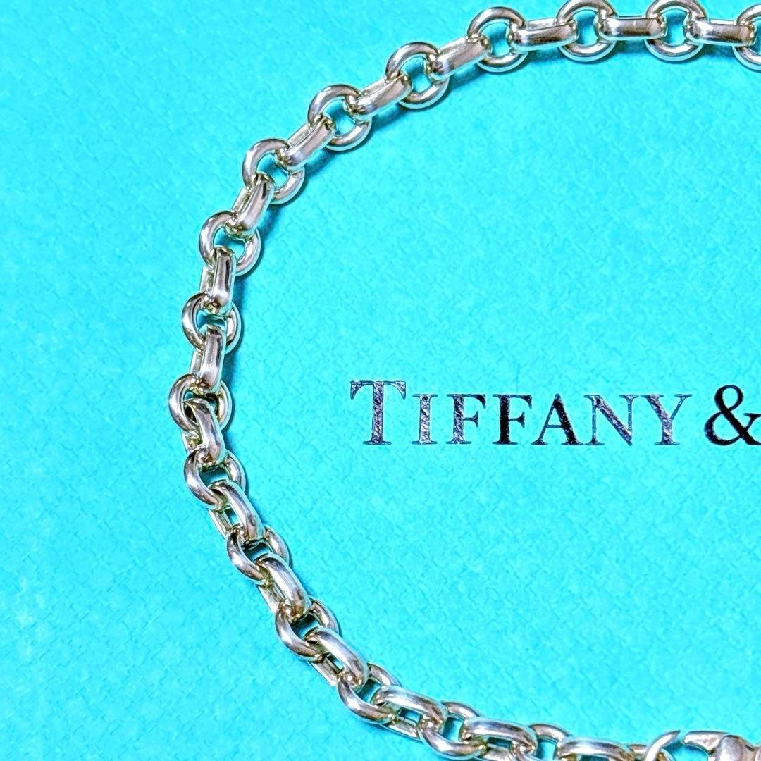 【美品】22.5cm ティファニー ドーナツチェーン ブレスレット SV925