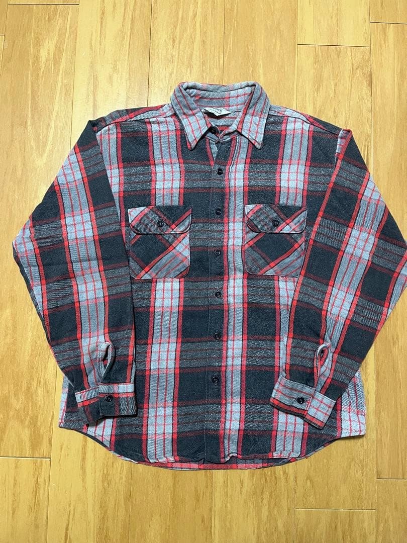 FIVE BROTHER ネルシャツ L 70s 80s - メルカリ