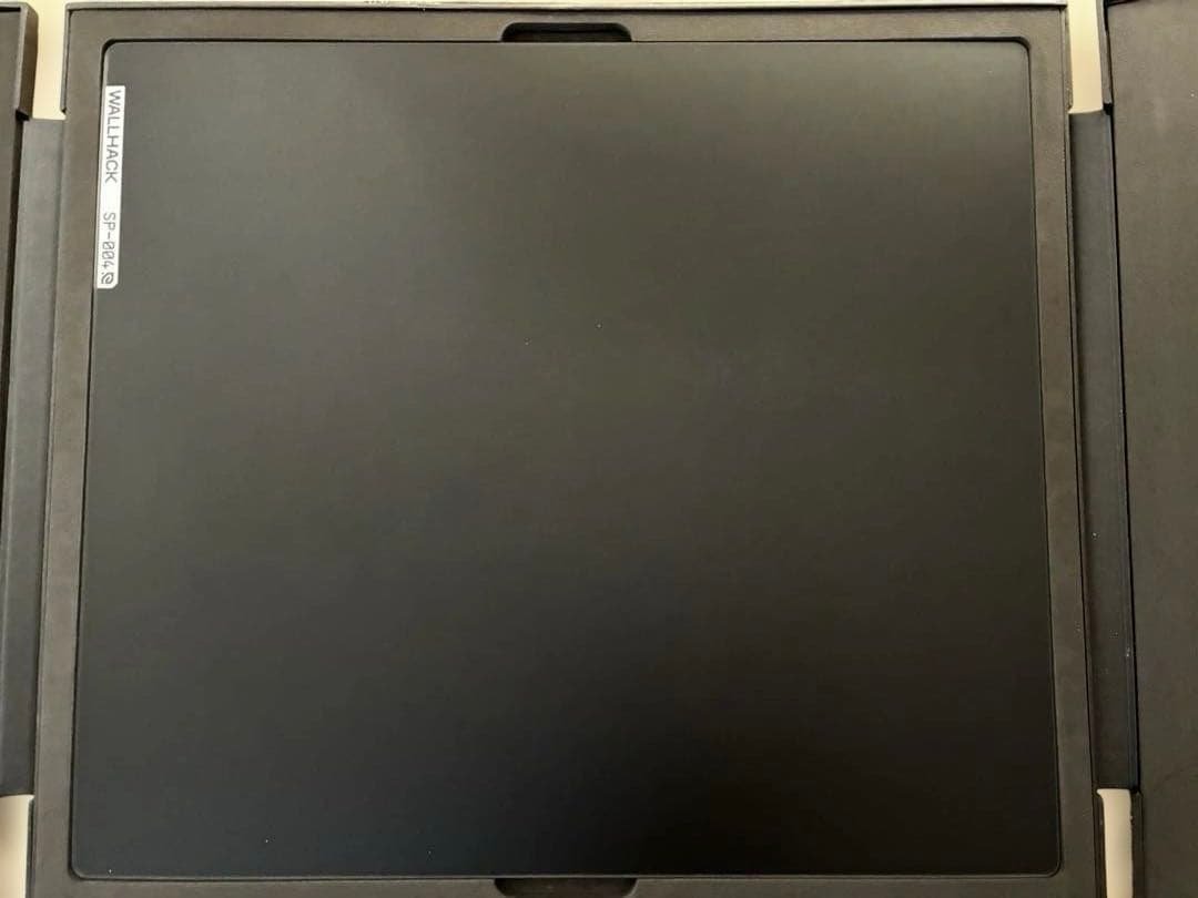 マウス・トラックボール Wallhack SP-004 BLACK Skypad SP-004 Black Glass Gaming Mousepad | Wallhack