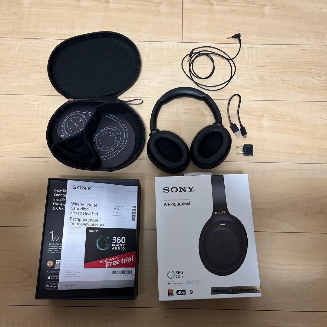 【付属品完備 美品】SONY WH-1000XM4 BLACK