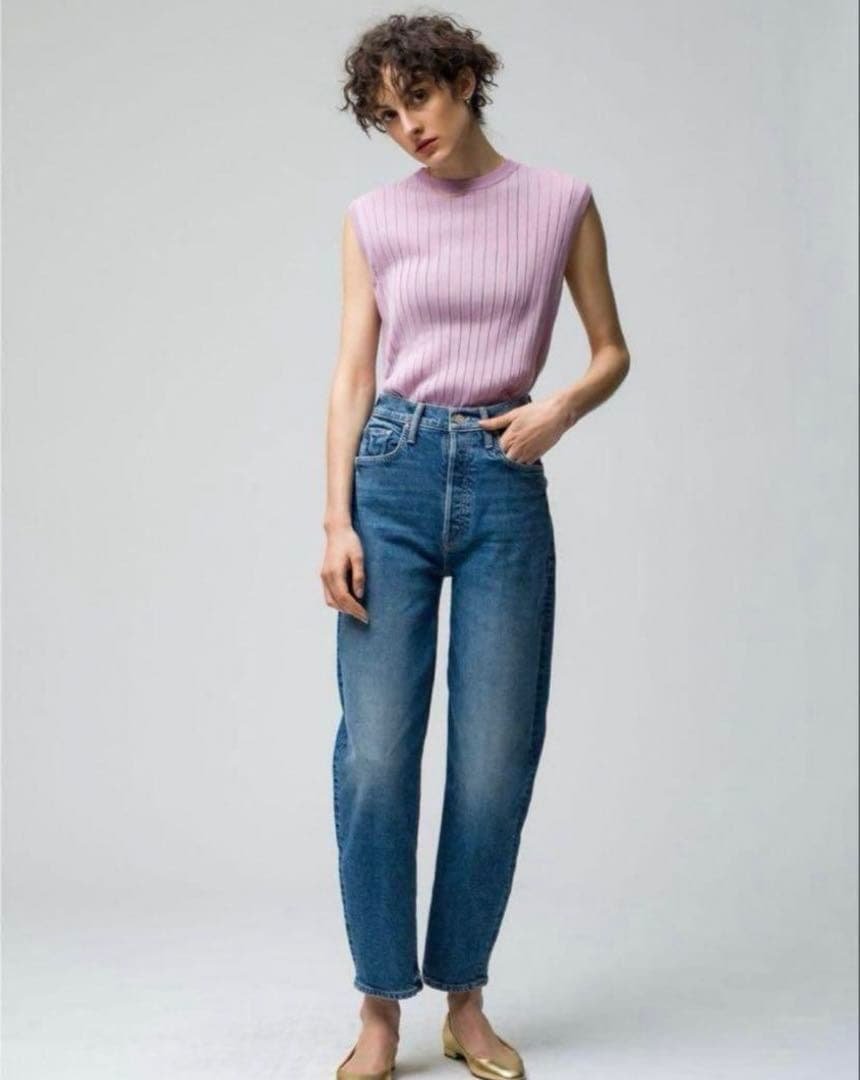 MOTHER×ロンハーマン別注 テーパードデニム サイズ26 MOTHER Curbside Ankle Denim 7.8(sun) New Release | RHC ronherman