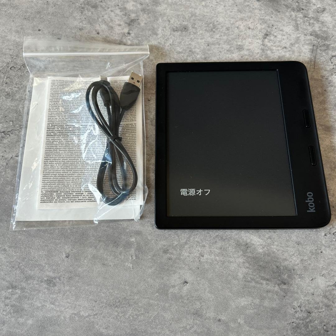 Rakuten　 Kobo Libra2 　32GB 本体　説明書とUSB付き a8ce0411f763df211913625de7f39d