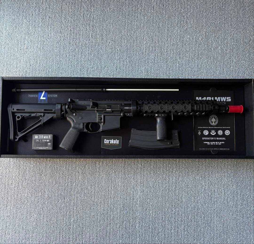 東京マルイmws gbb Tokyo Marui - M4 MWS ZET GBBR – Takeoneairsoft